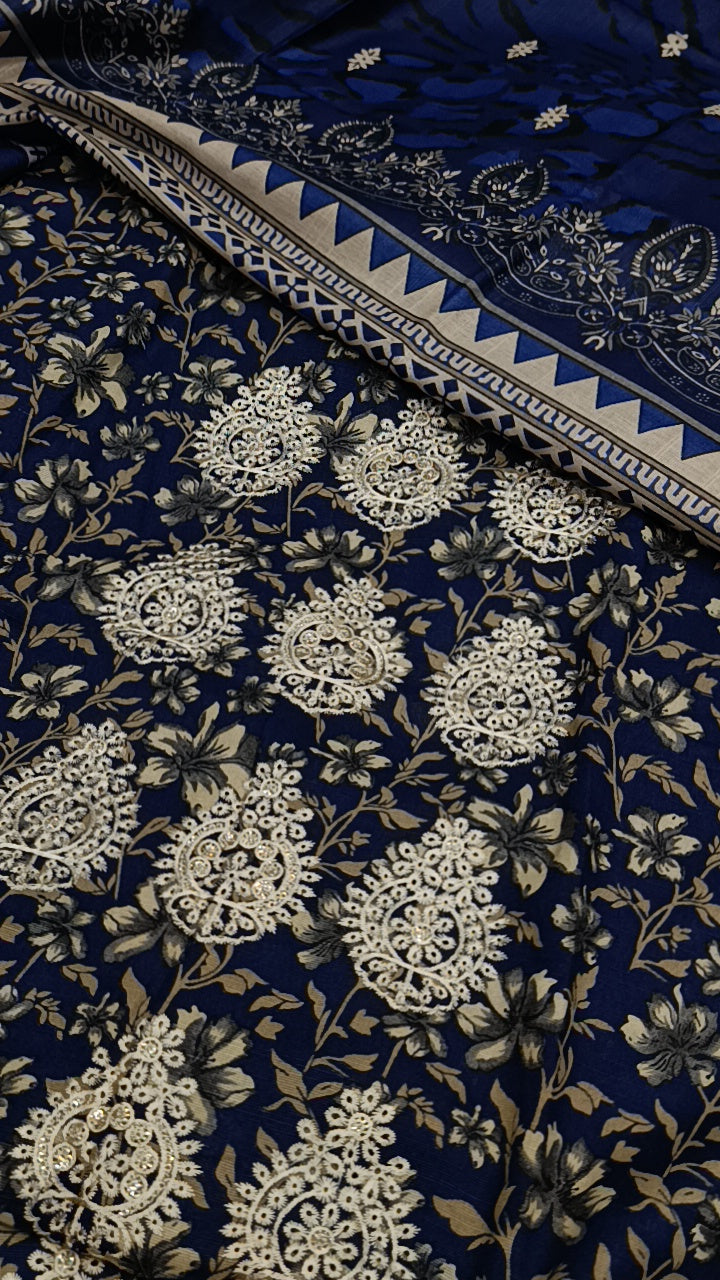 3pc fitooor blue khader