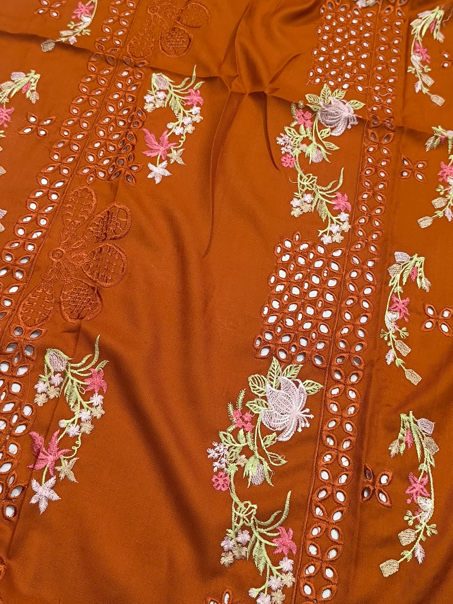 2PC Dhanak Winter Dress W2PCBATIKRUST