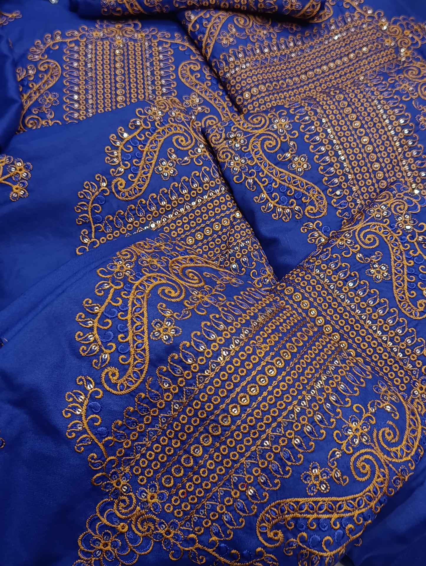 2pc dhanak asim jofa miyan royal blue