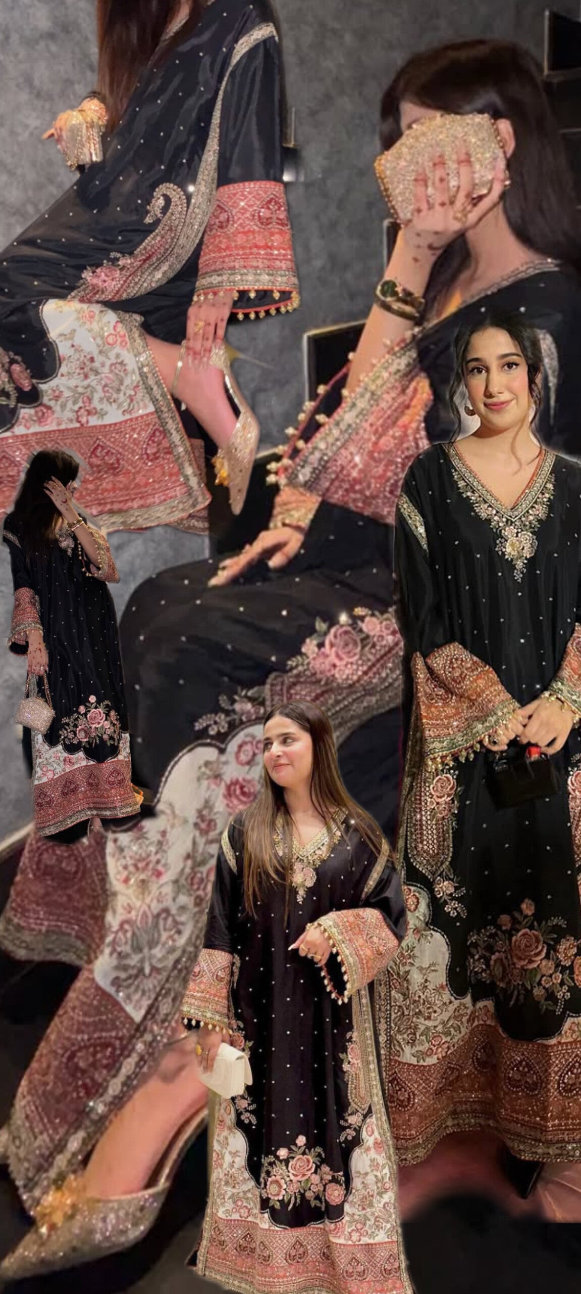 3pc Silk kaftan ethnic