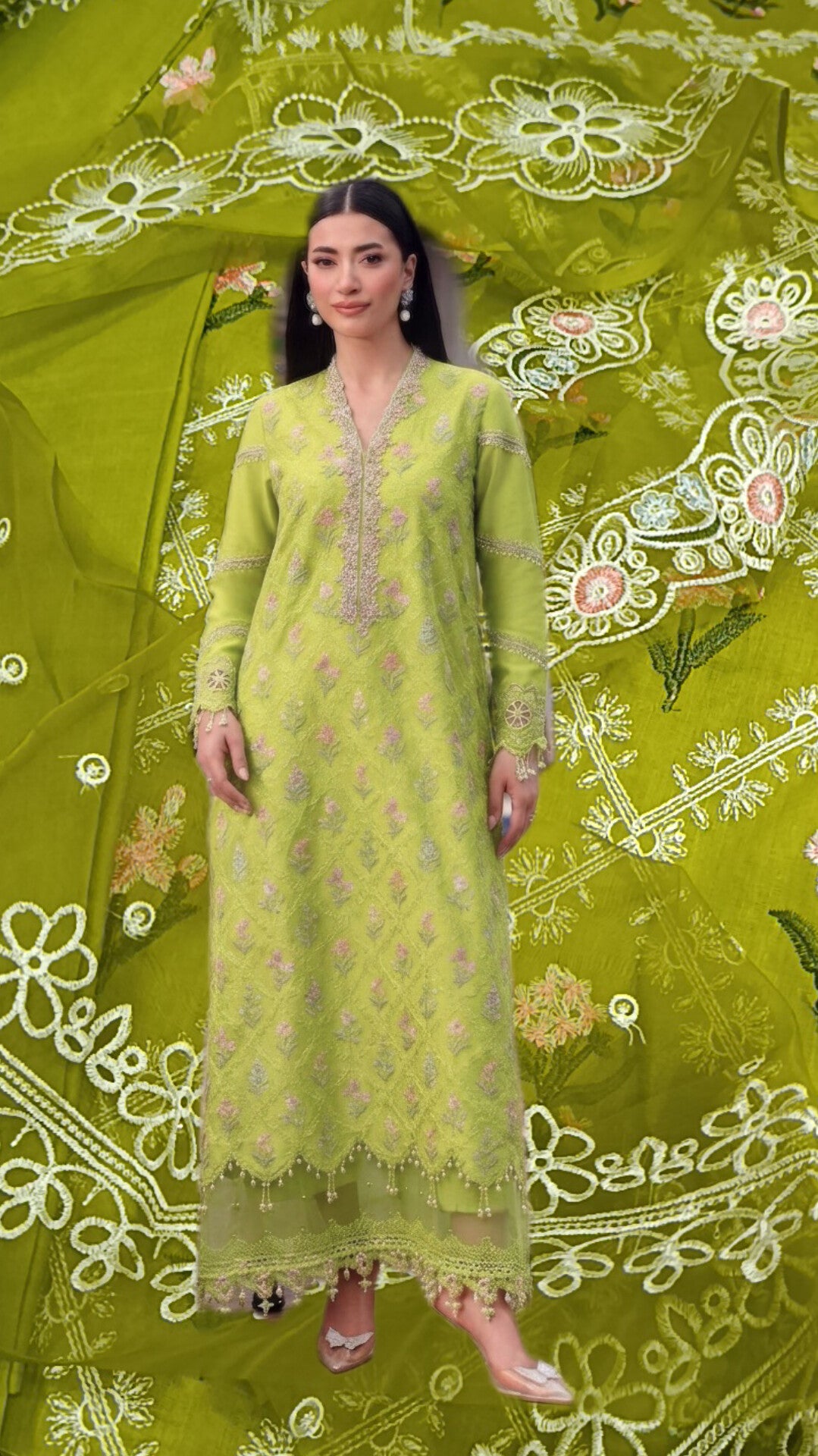 2pc Dhani MB cotton lawn