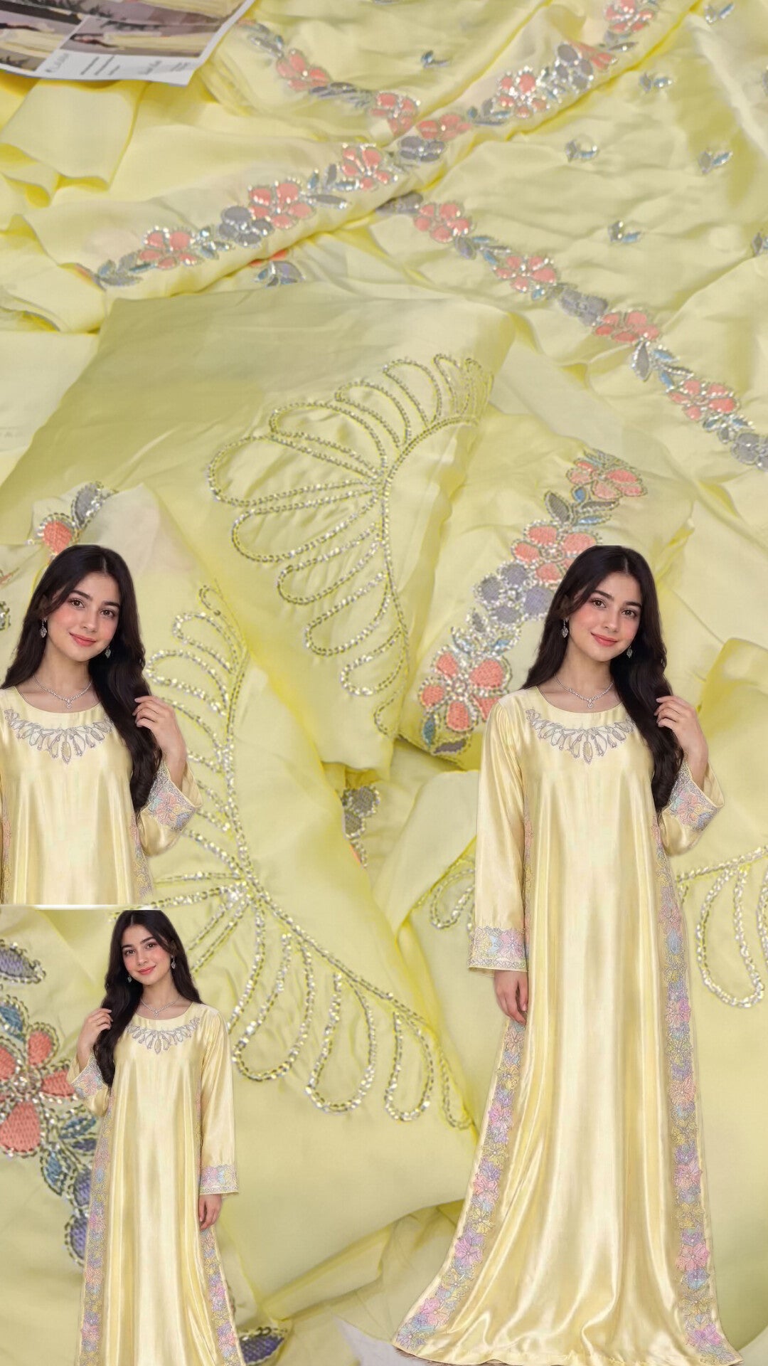 2pc minka lime silk