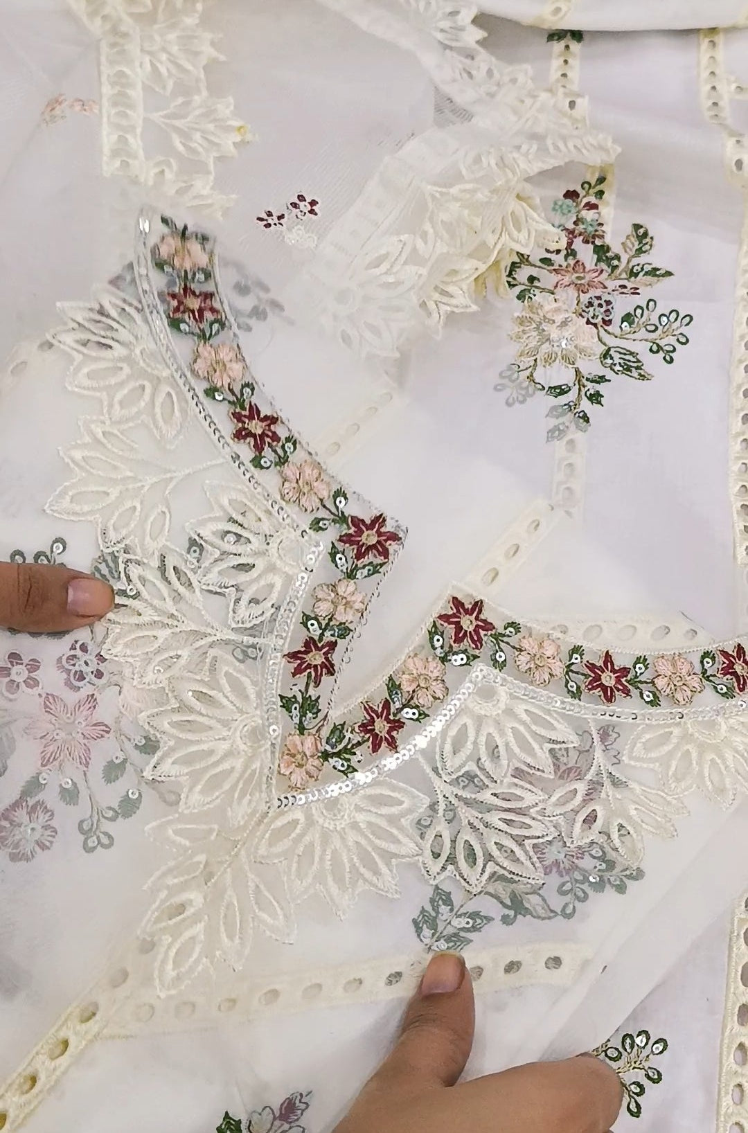 3pc eman lawn white