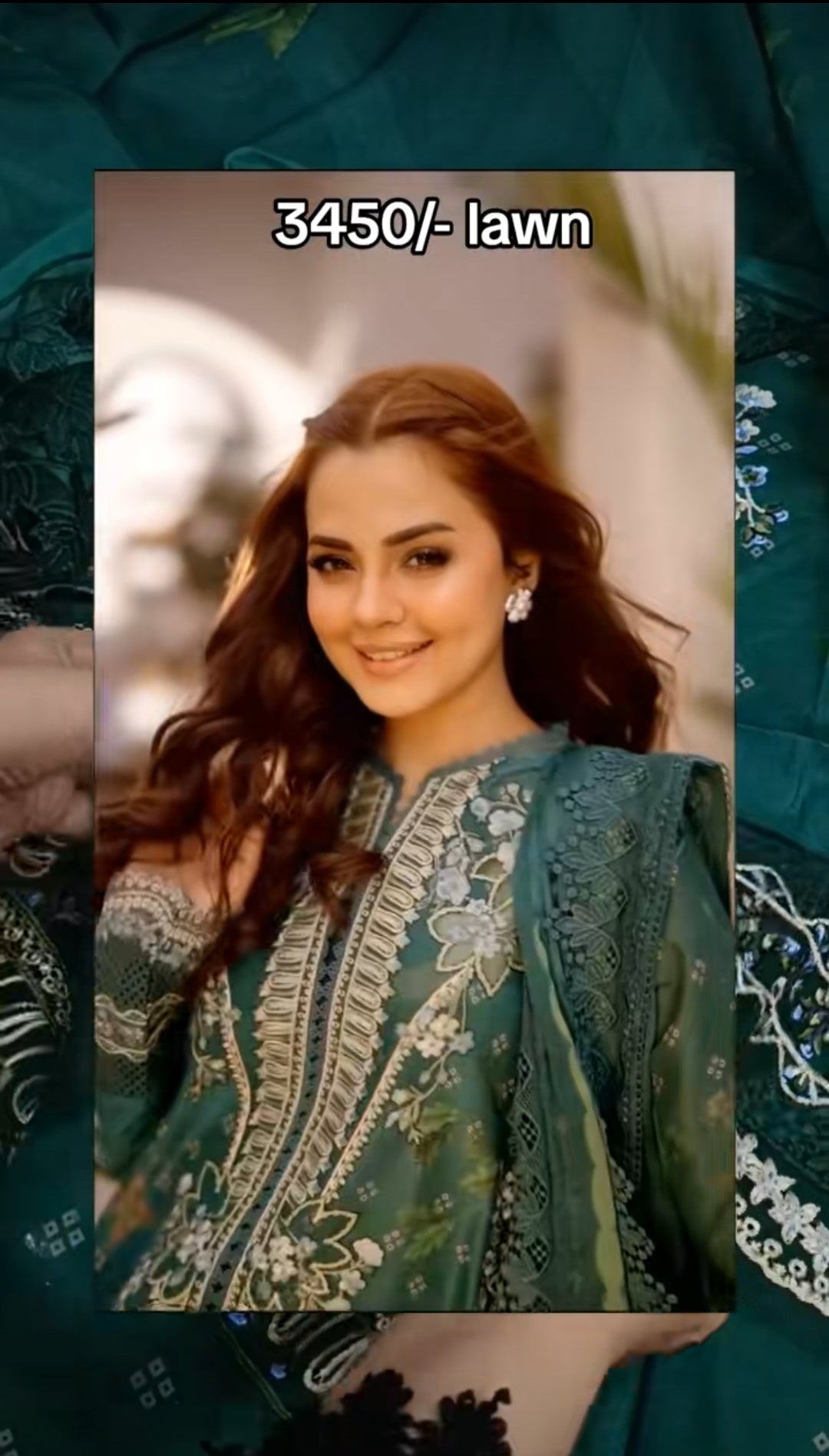 3pc komal green lawn
