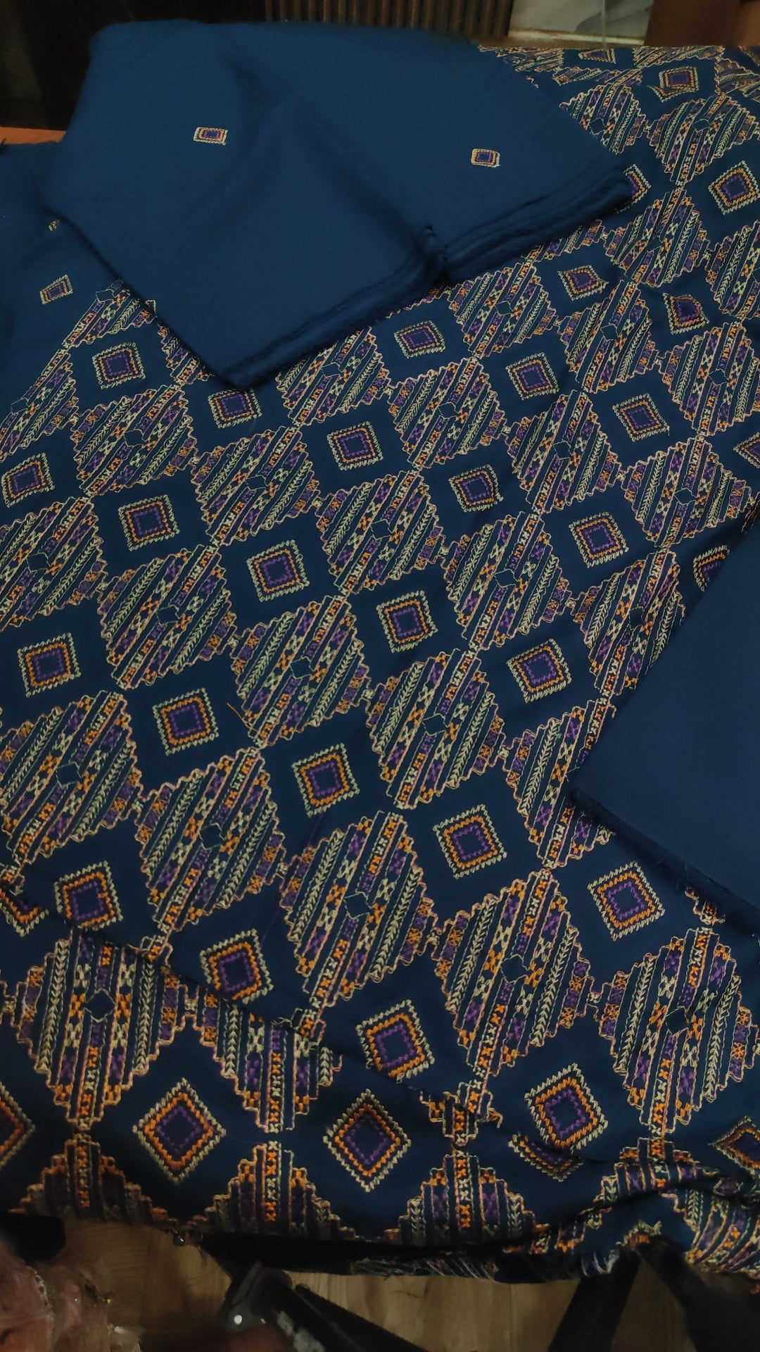 2pc chimni blue dhankh