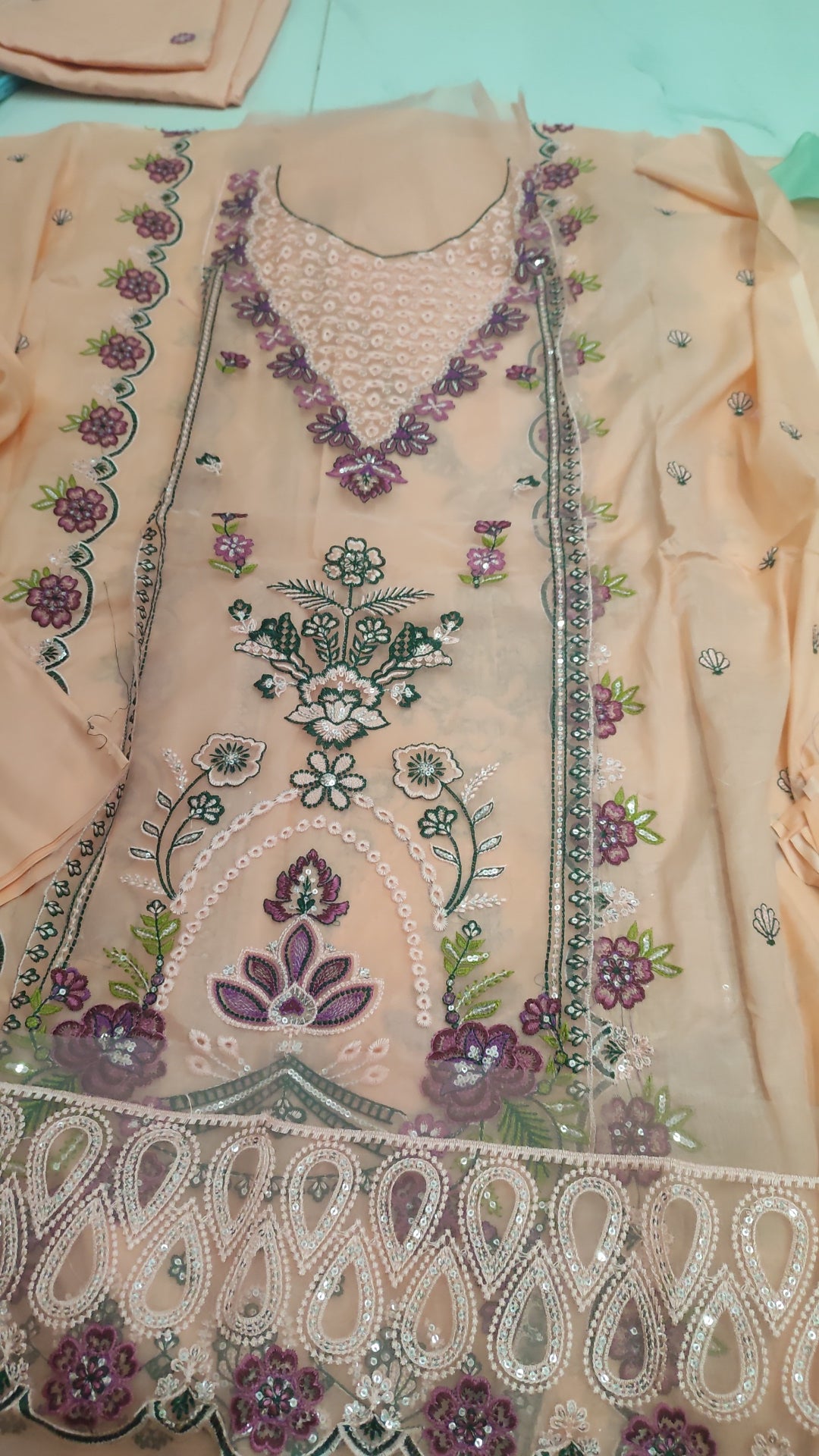 2pc nude pink lawn