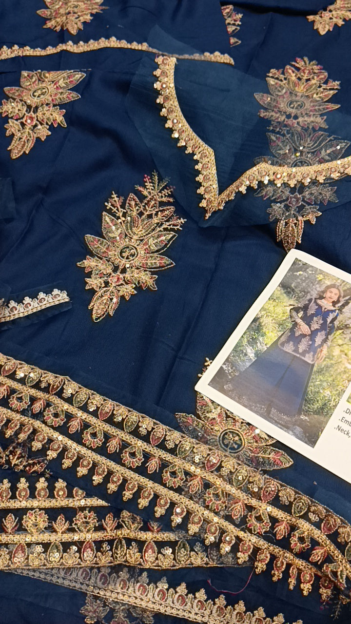 2pc Raw charizam blue dhankh