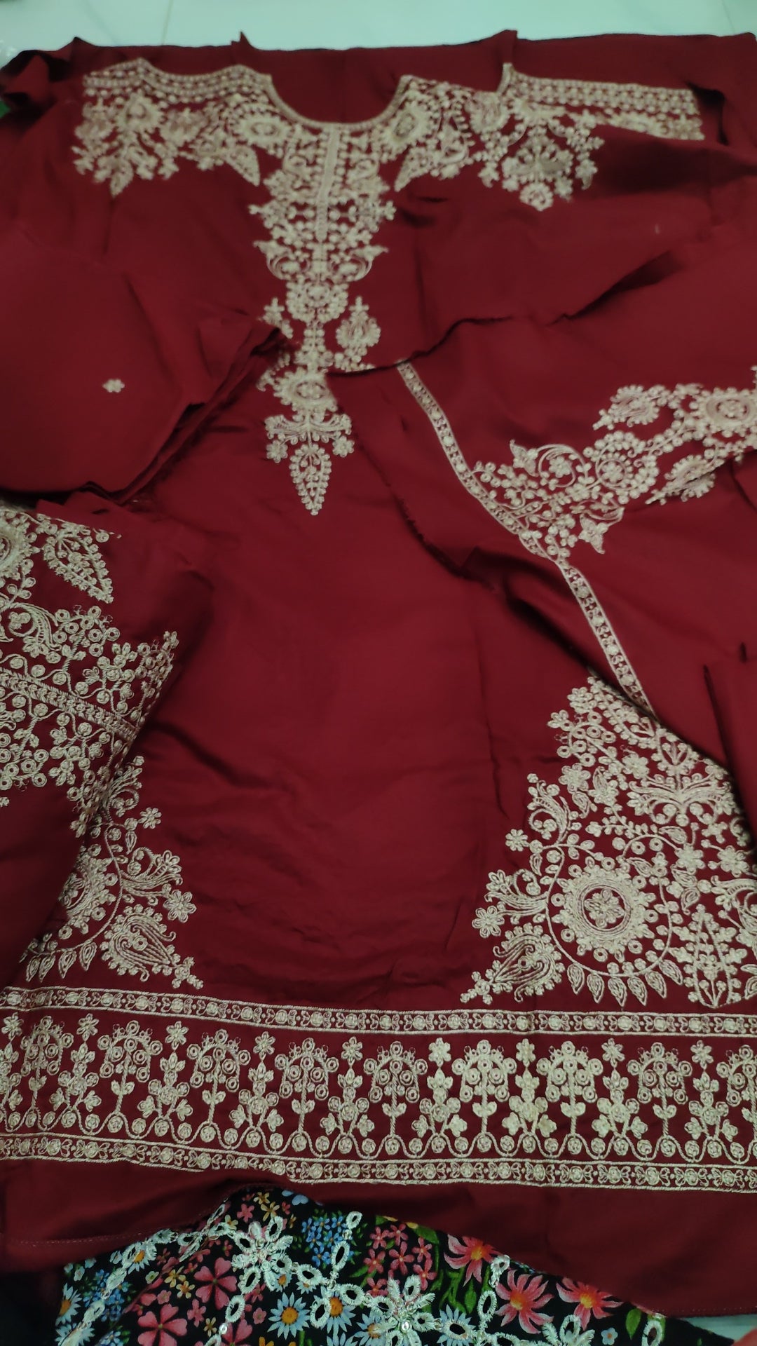 2pc mehroon heer dhankh
