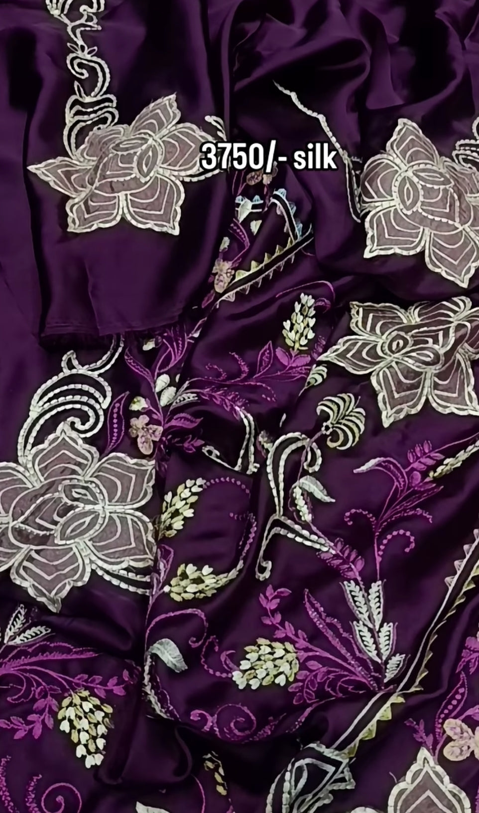 2pc plumpish Sheila Kaftan silk