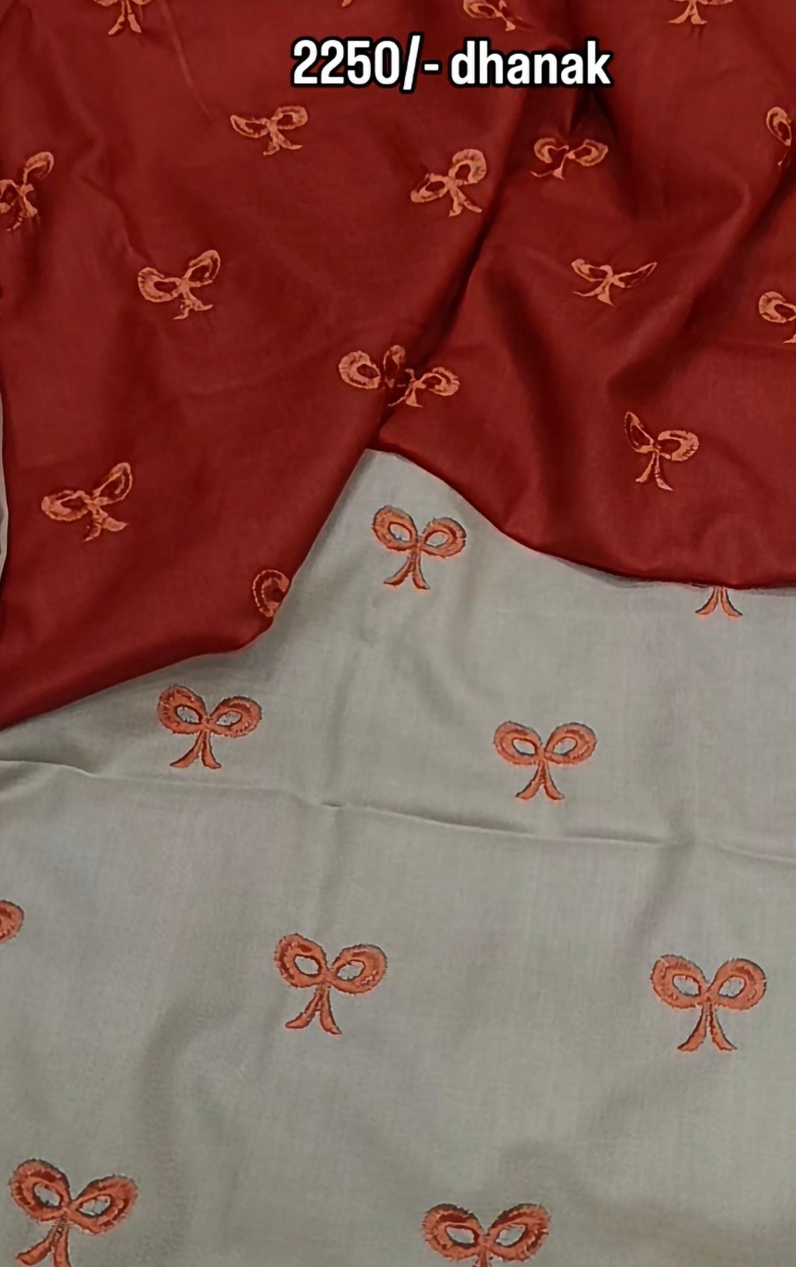 2pc blushy rust dhankh
