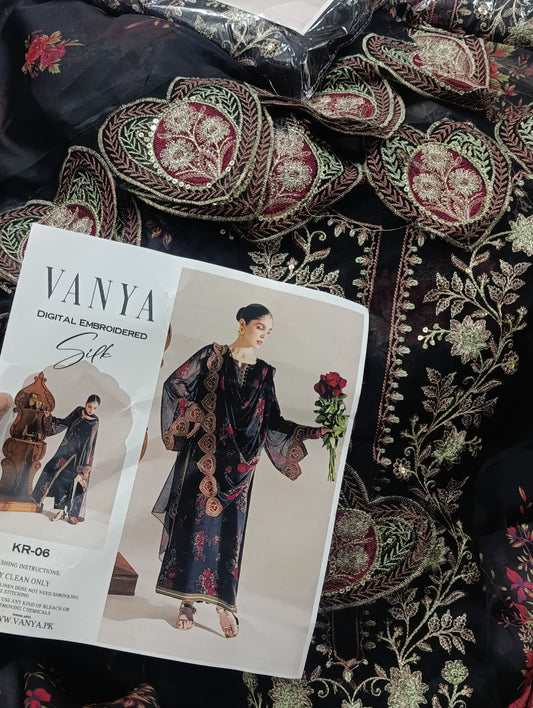 3pc Silk Vanya Black