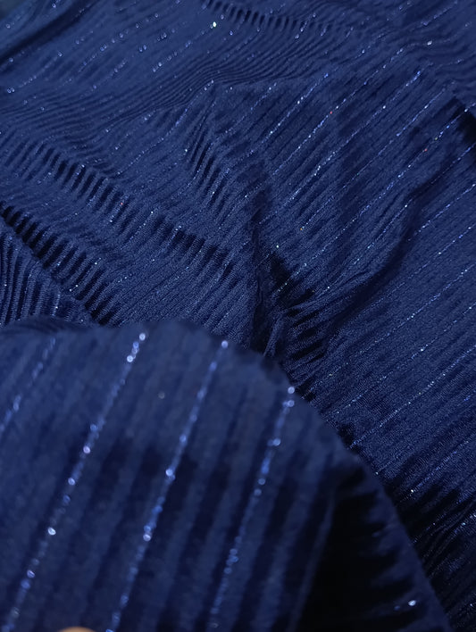 Chamki valvet 2pc navy blue