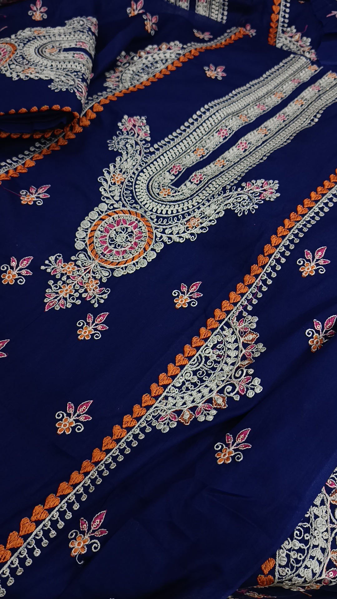 2pc Raha royal blue lawn