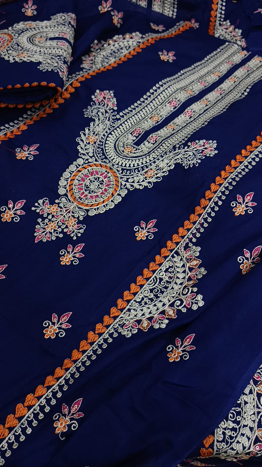 2pc Raha royal blue lawn