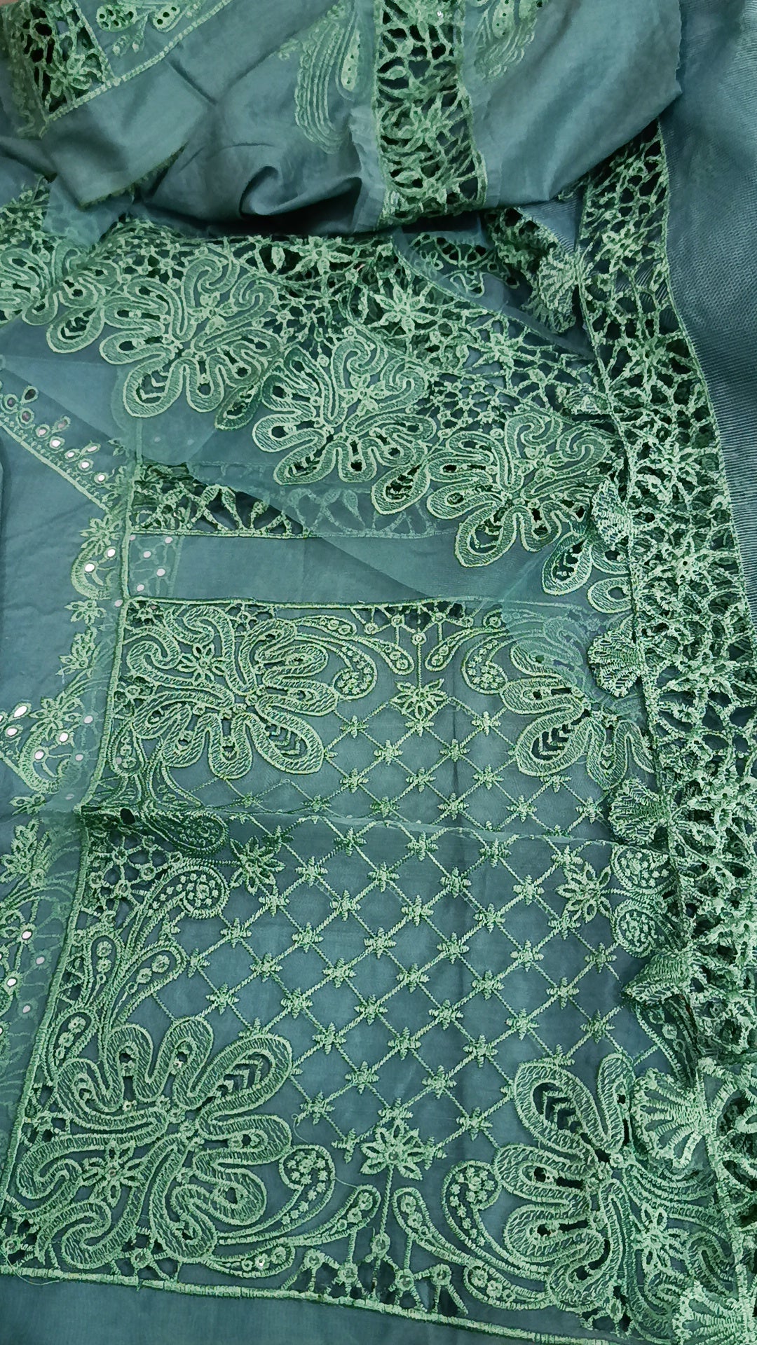 3pc lawn gull sea green