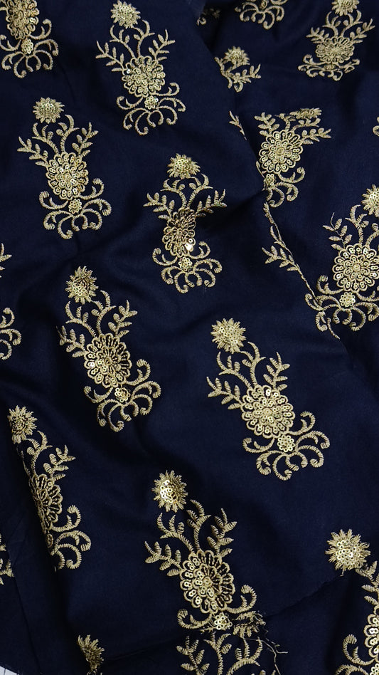 2pc dhanak Afreen blue