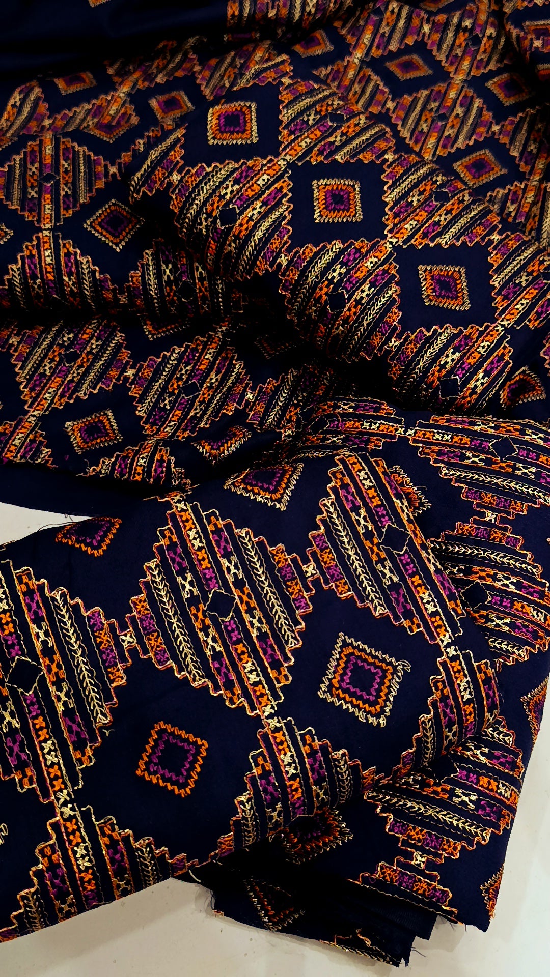 2pc dhanak chimni blue