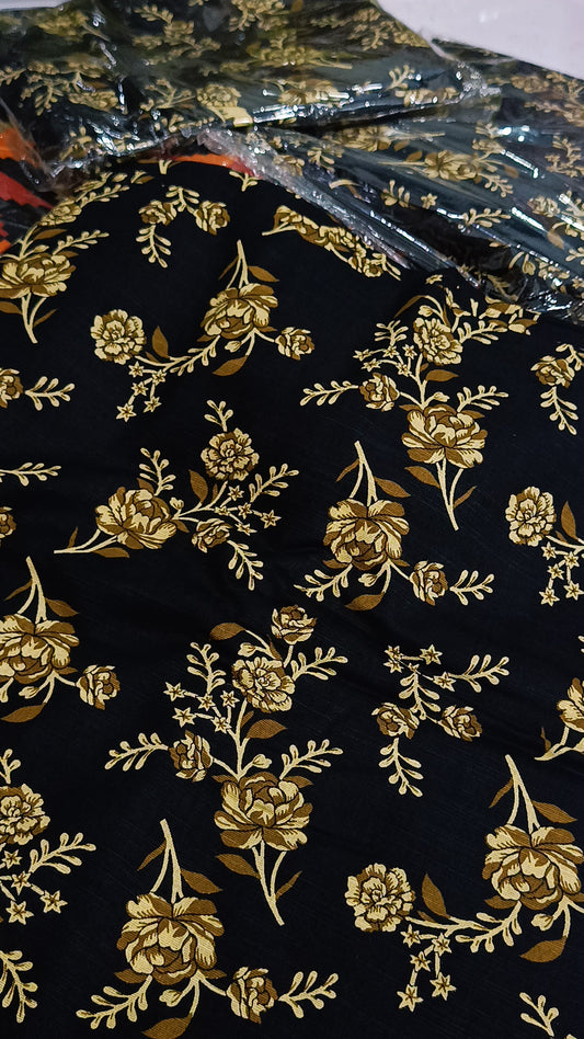 2pc khaddar black sale