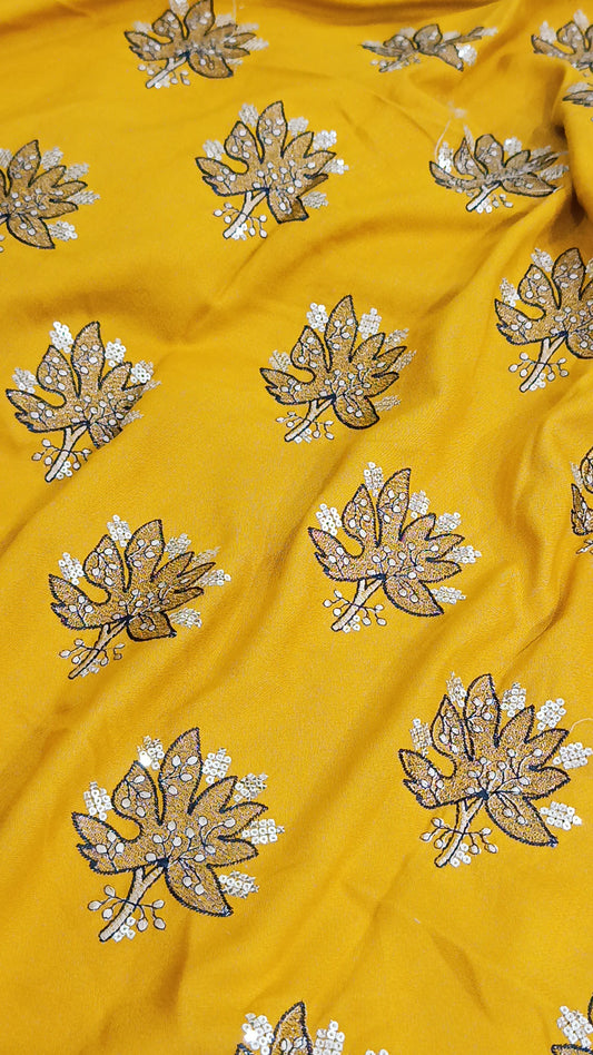 2pc dhanak mustard Patta sale