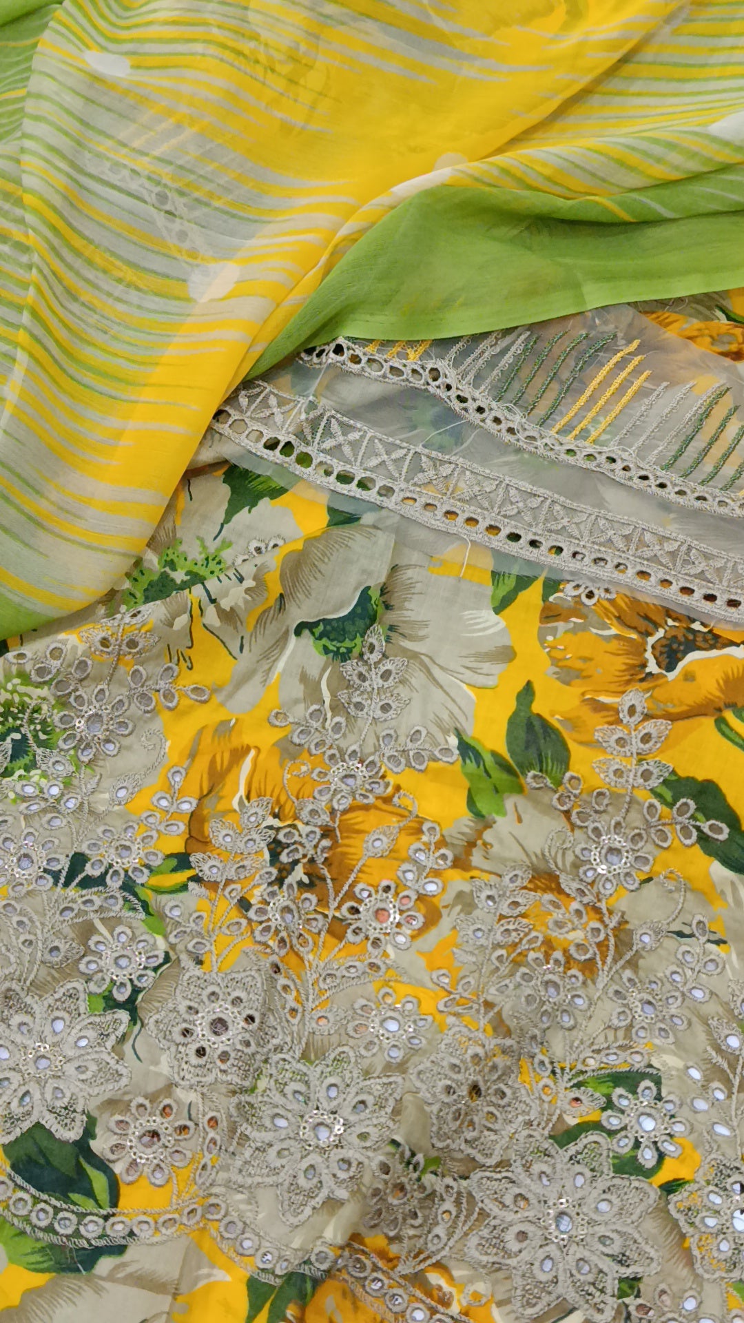3pc baroque 5million yellow