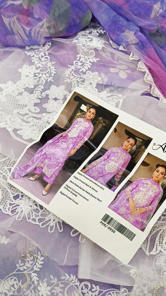 3pc Tuba lilac lawn
