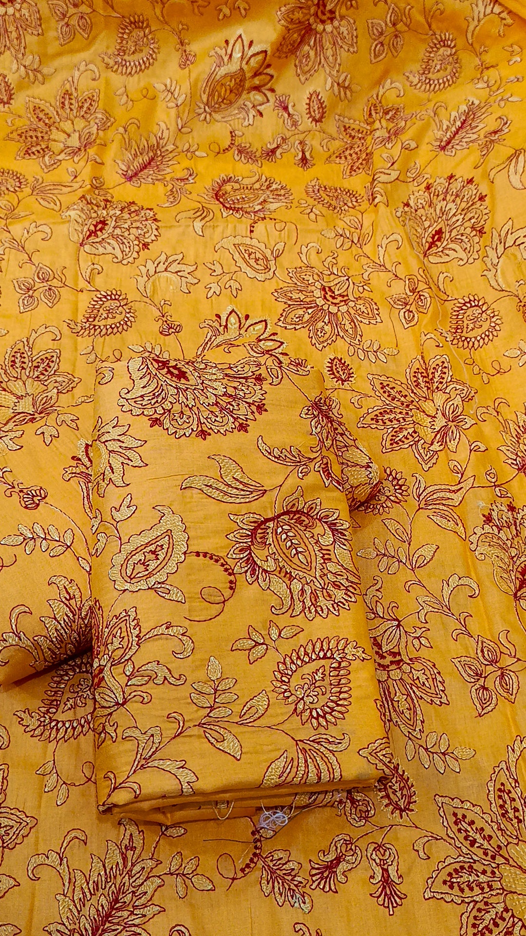 2pc Zarnab orange lawn