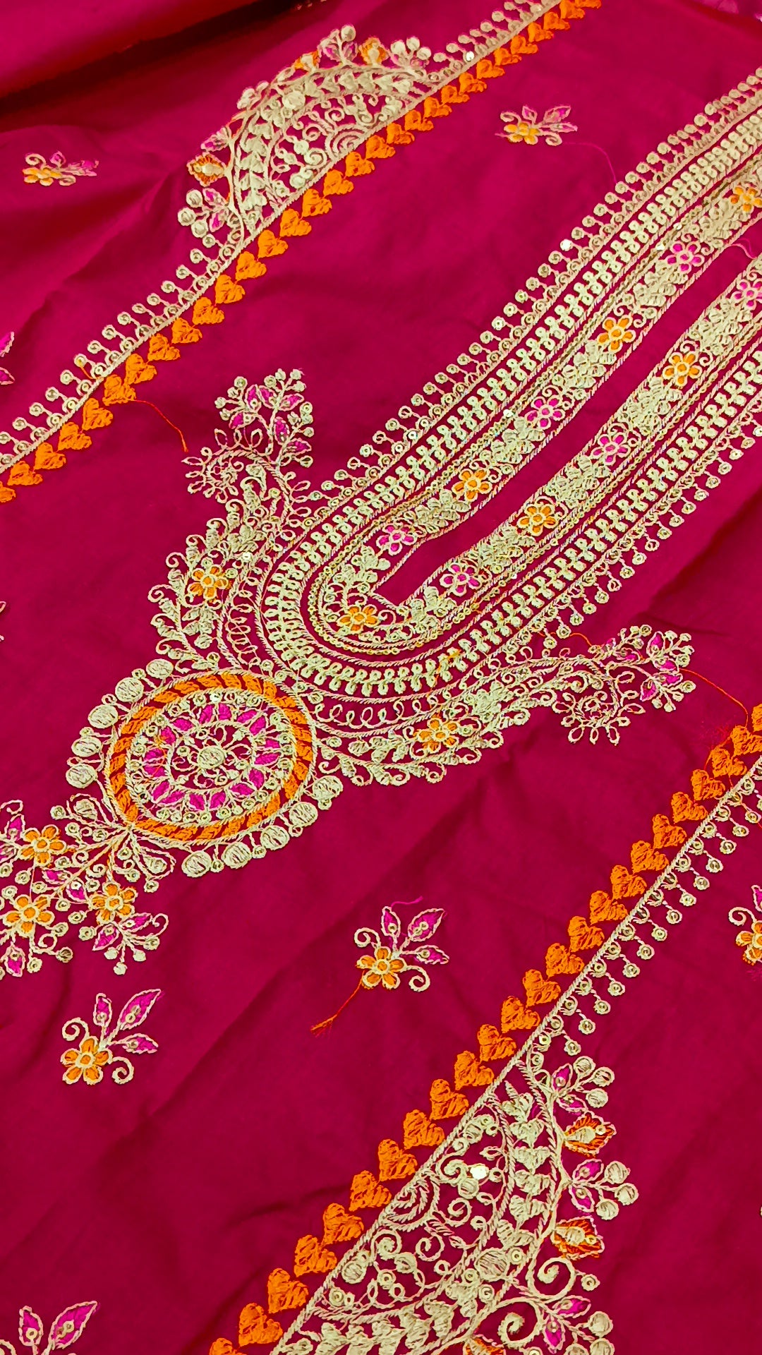 2pc Raha shocking pink lawn