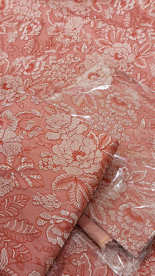 2pc Mastani tea pink lawn