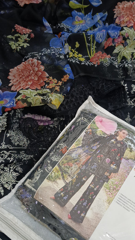3pc maria b Dabba lawn