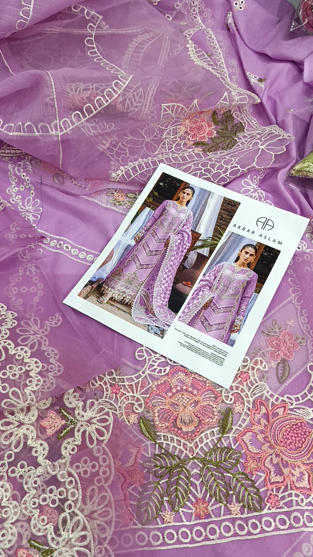 3pc Akbar Aslam minsa pink