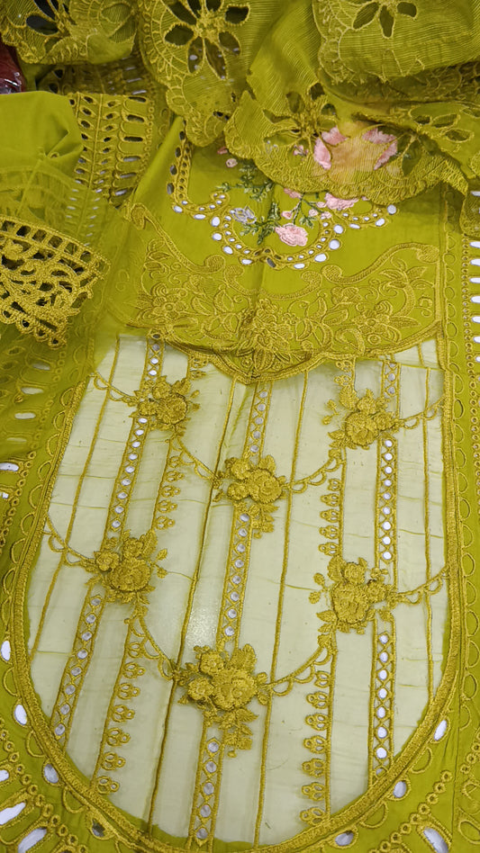 3pc lawn Dhani desert