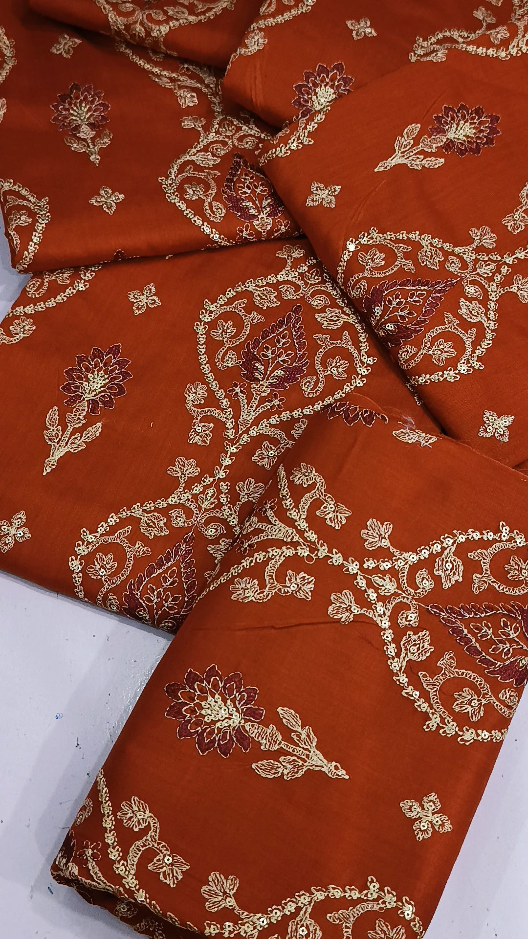 2pc cotton lawn meher rust