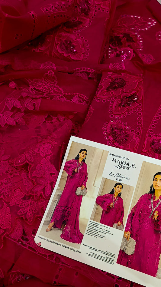 3pc Bleeh shocking pink