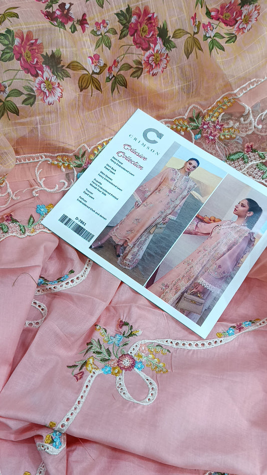 3pc score lawn pink