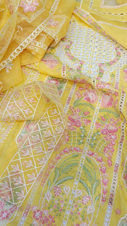3pc Blessed yellow lawn