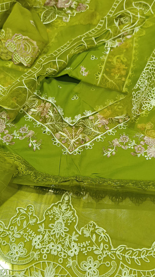 3pc extra long Dhani lawn