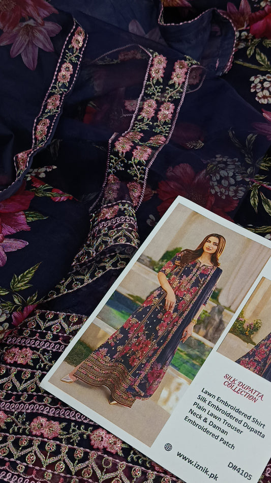 3pc Eid kanwal lawn