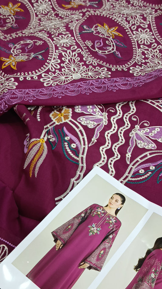2pc Seemab pink lawn