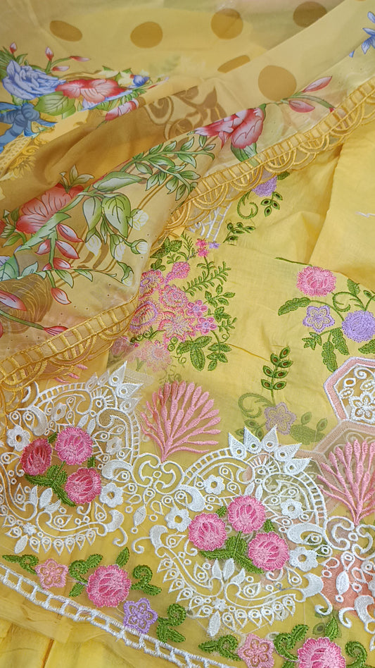3pc Guldan yellow lawn