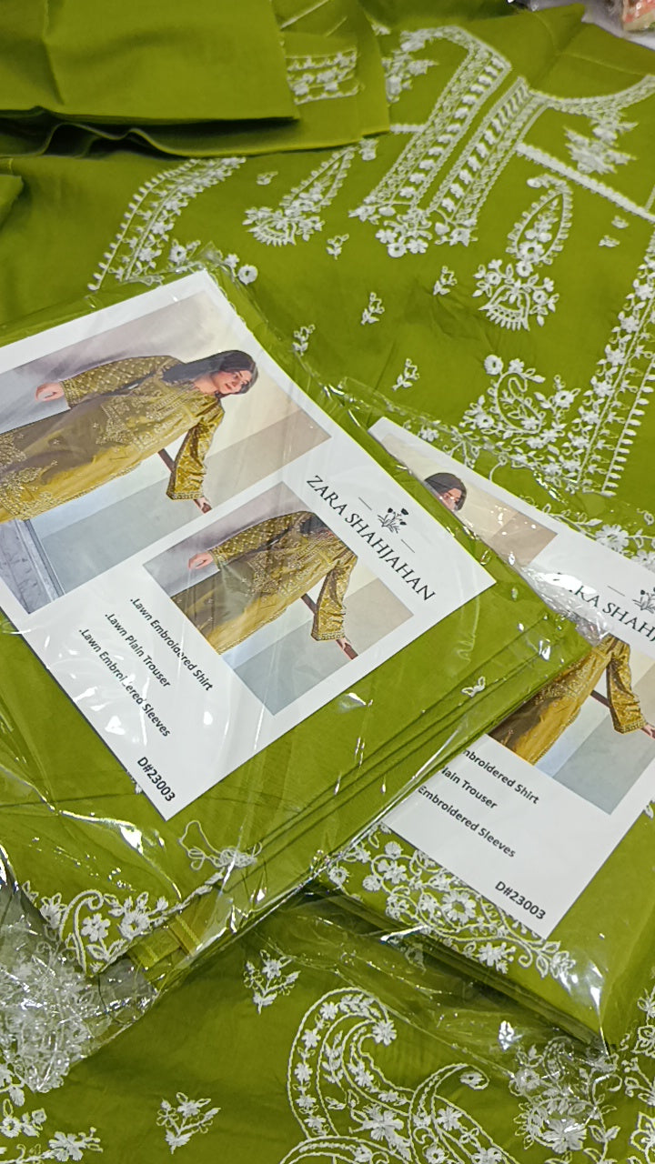 2pc zara shah Jahan Dhani cotton  lawn