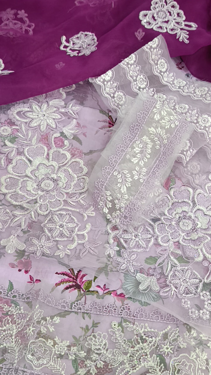 3pc nazakat lawn