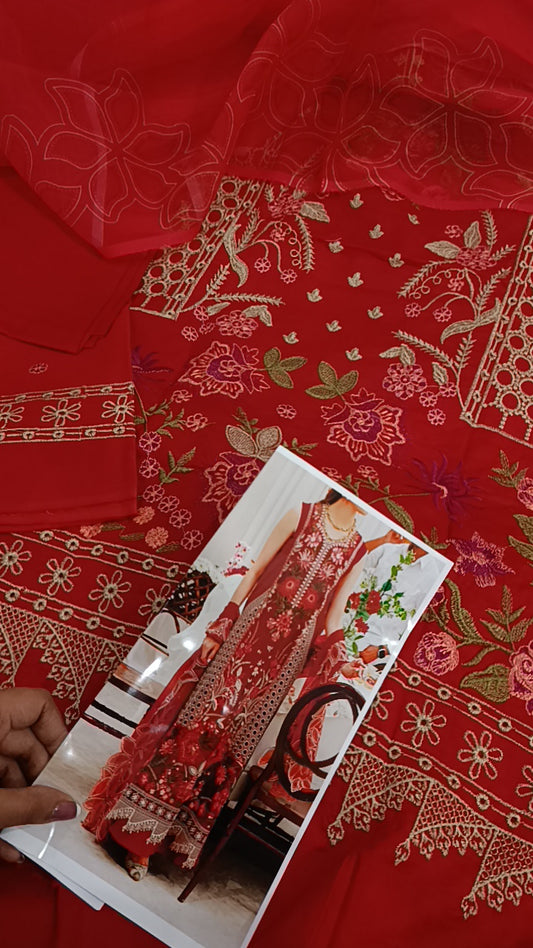3pc mahnur red lawn
