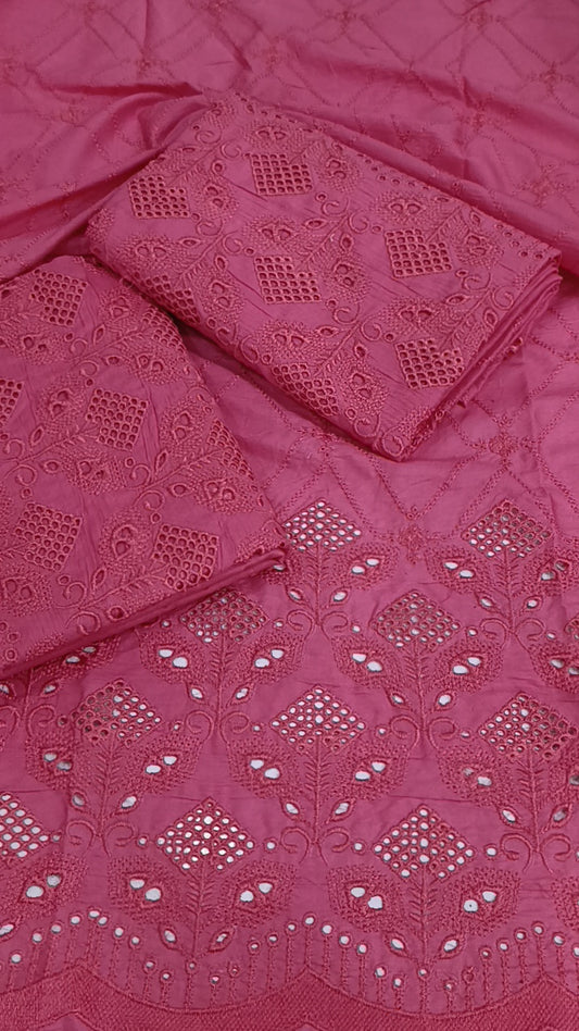 2pc fence cikenkari pink lawn