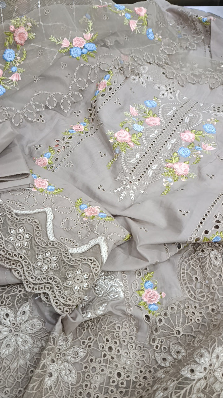 3pc khaka lawn