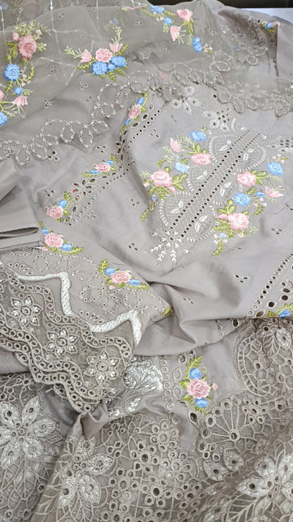 3pc khaka lawn
