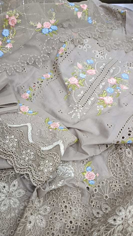 3pc khaka lawn