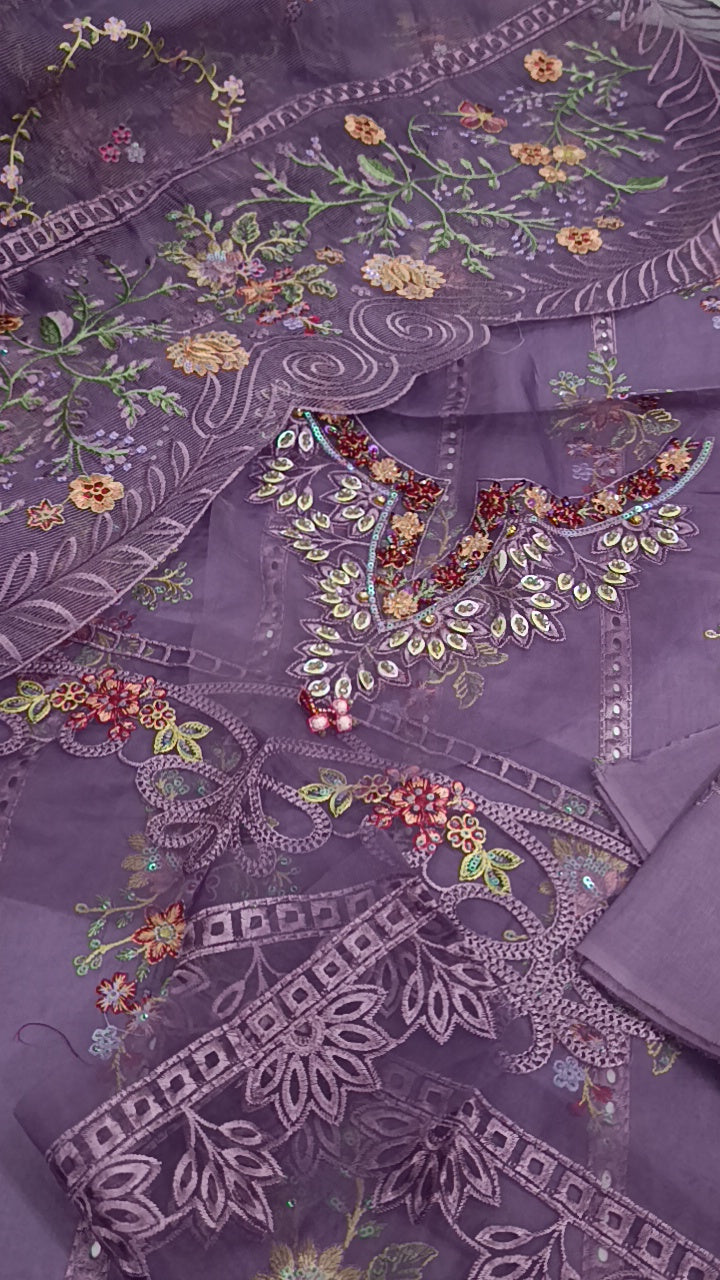 3pc Eman lilac handmade