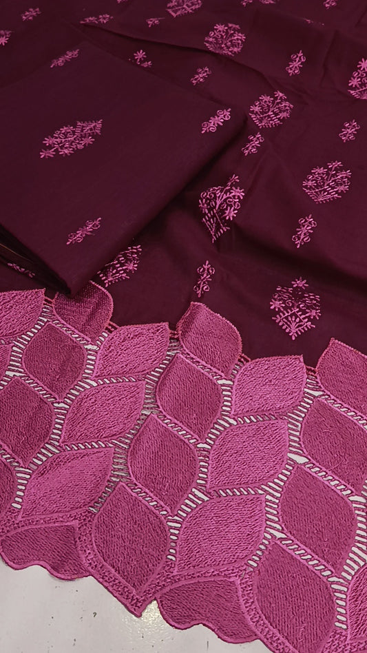 2pc rukh magenta lawn