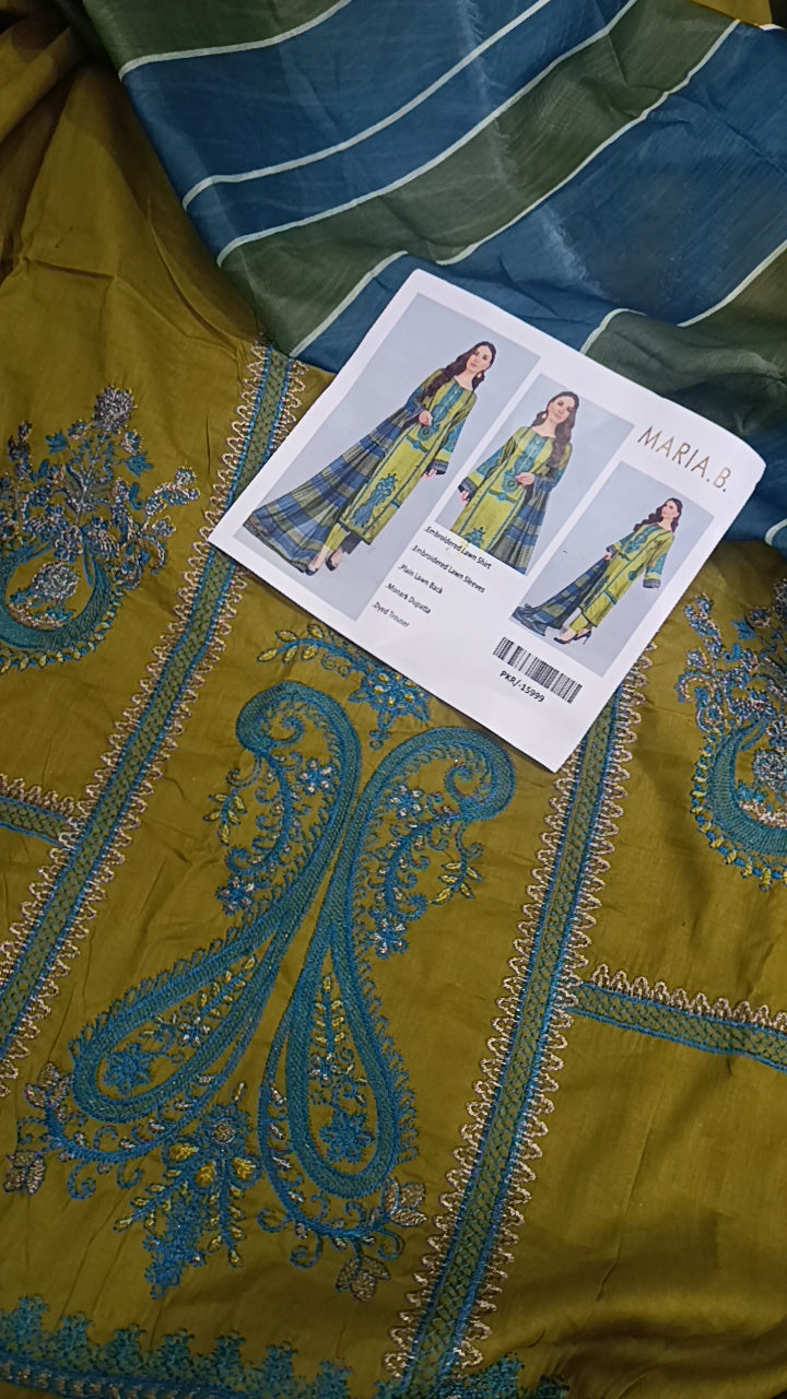 3pc Dhani nishoo lawn