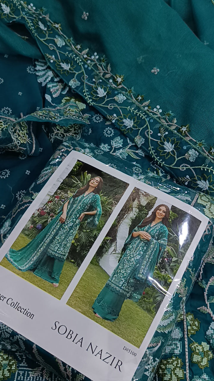 3pc green Maya lawn
